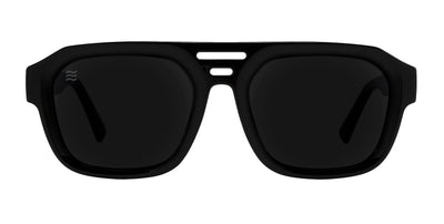 Wednesday black navigator polarized sunglasses from Neven Eyewear.