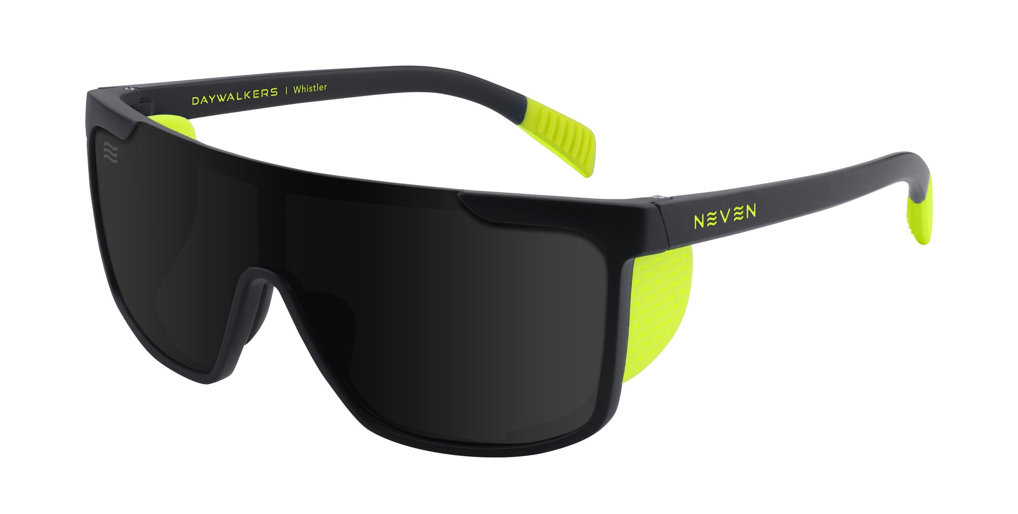 Whistler Black Wraparound polarized sunglasses from Neven Eyewear.