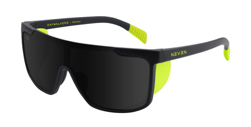 Whistler Black Wraparound polarized sunglasses from Neven Eyewear.