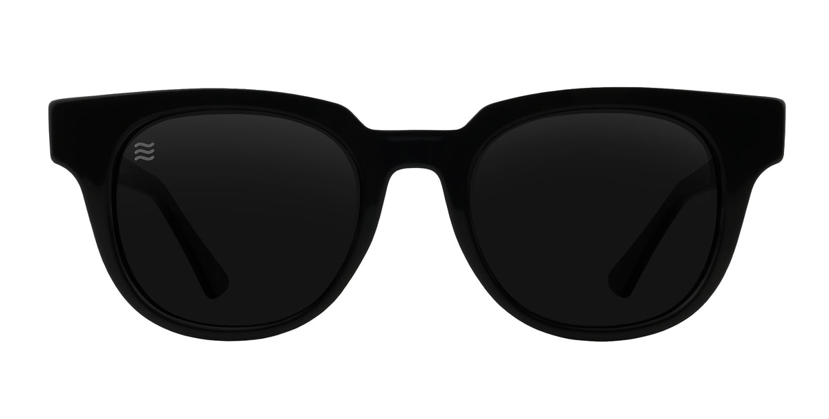 Cerberus black round polarized sunglasses from Neven Eyewear