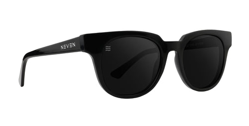 Cerberus black round polarized sunglasses from Neven Eyewear