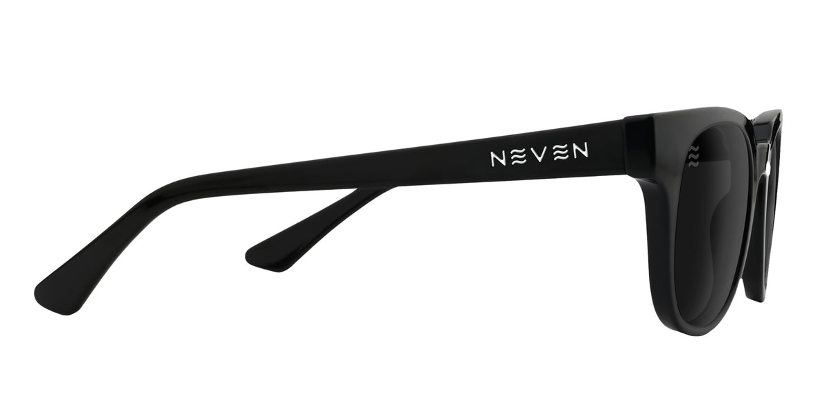 Cerberus black round polarized sunglasses from Neven Eyewear