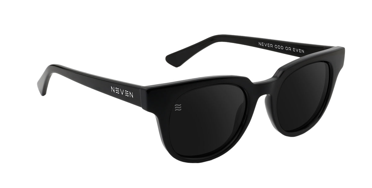 Cerberus black round polarized sunglasses from Neven Eyewear