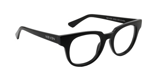 Cerberus Black Thick prescription glasses from Neven Eyewear.