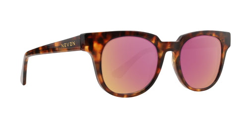 Gryphon tortoiseshell round polarized sunglasses from Neven Eyewear.