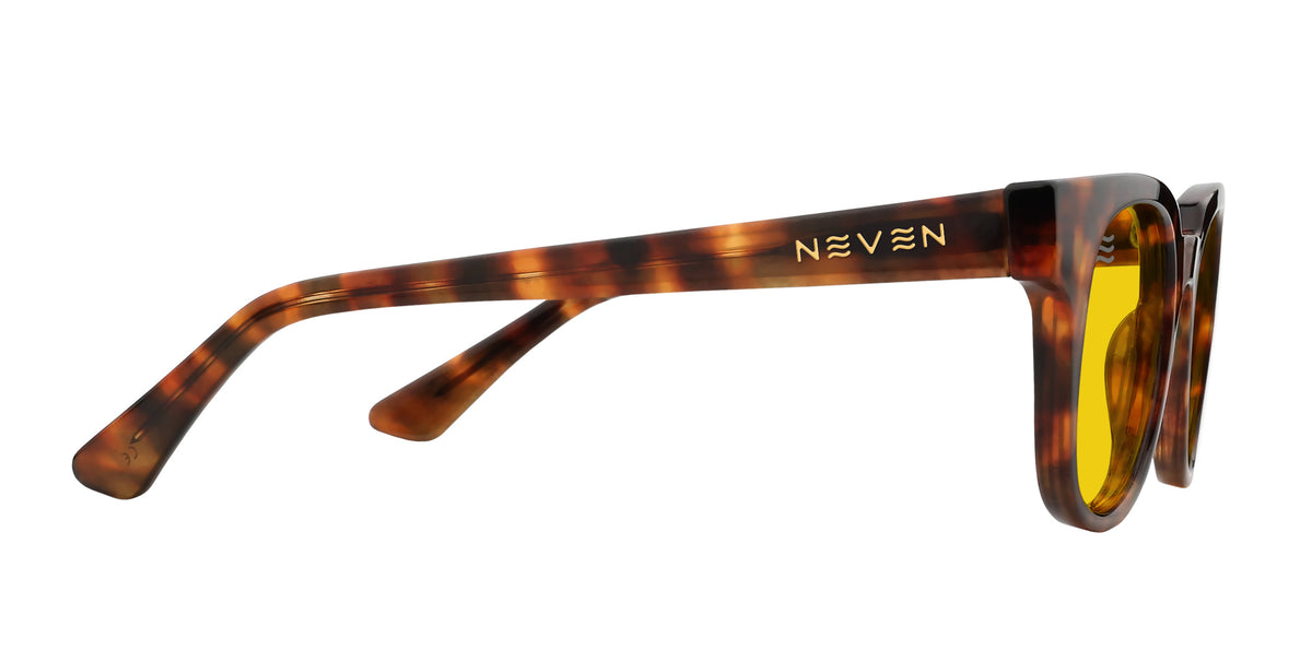 Gryphon tortoise shell round polarized sunglasses from Neven Eyewear