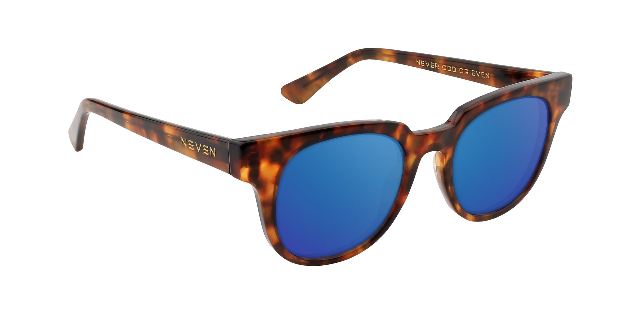 Gryphon tortoiseshell round polarized sunglasses from Neven Eyewear.