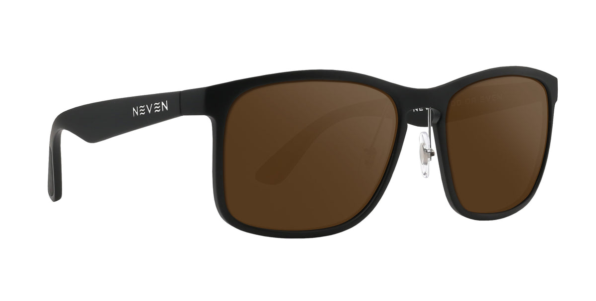 Obsidian Prescription Neven Eyewear Rx SINGLE VISION Brown Standard