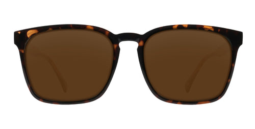 Chazz tortoiseshell rectangular prescription glasses from Neven Eyewear.