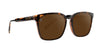 Chazz tortoiseshell sunglasses with brown polarized lenses.