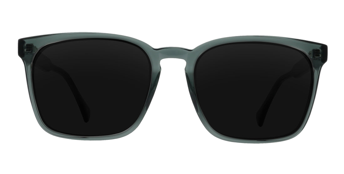 Lenny clear gray rectangular prescription glasses from Neven Eyewear.