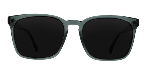 Lenny clear gray rectangular prescription glasses from Neven Eyewear.