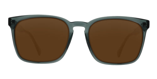 Lenny clear gray rectangular prescription glasses from Neven Eyewear.