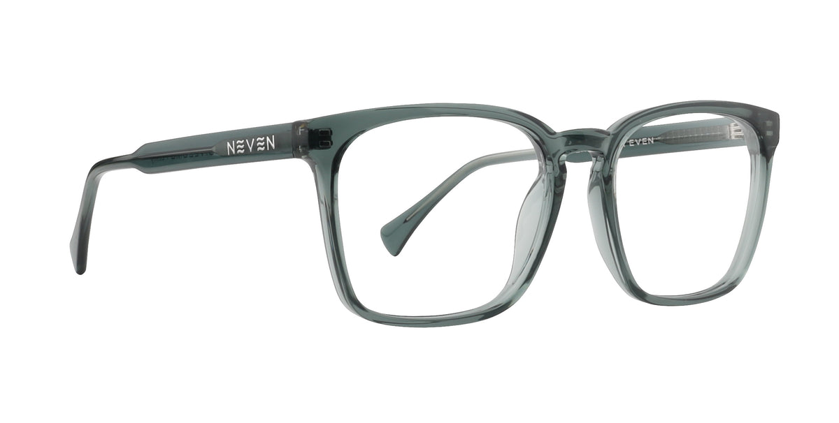 Lenny Gray Rectangular prescription glasses from Neven Eyewear.