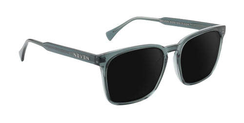Lenny clear gray rectangular prescription glasses from Neven Eyewear.