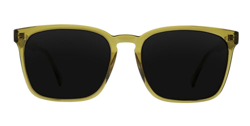 Nigel Yellow Rectangular prescription glasses from Neven Eyewear.