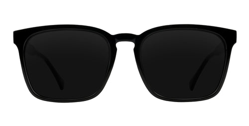 Rufus Black Rectangular prescription glasses from Neven Eyewear.