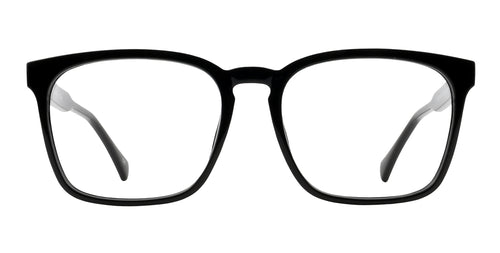 Rufus Black Rectangular prescription glasses from Neven Eyewear.