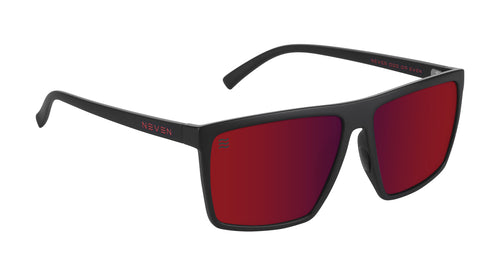 212 XL black rectangular polarized sunglasses from Neven Eyewear.