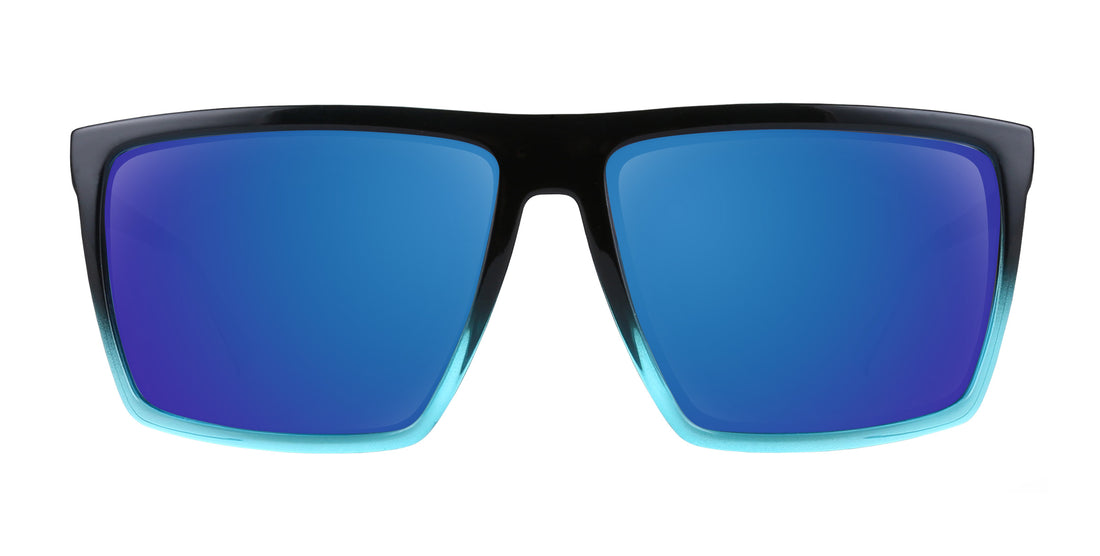 Arizona XL black rectangular prescription glasses from Neven Eyewear.