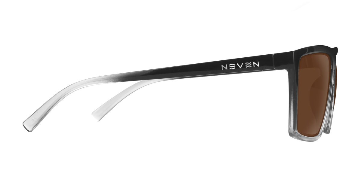 Colorado Bulldog XL black rectangle prescription glasses from Neven Eyewear.