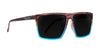 Melby XL brown & blue rectangular prescription glasses from Neven Eyewear.