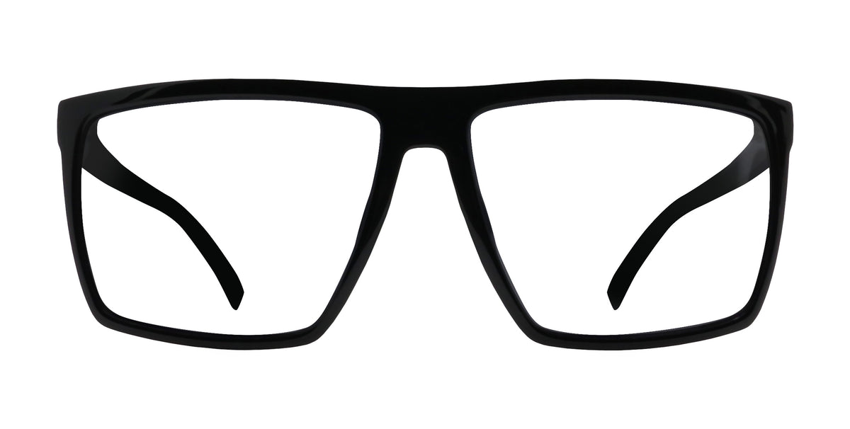 NYC XL black rectangular prescription glasses from Neven Eyewear.