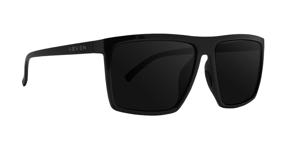 NYC XL black rectangular prescription glasses from Neven Eyewear.