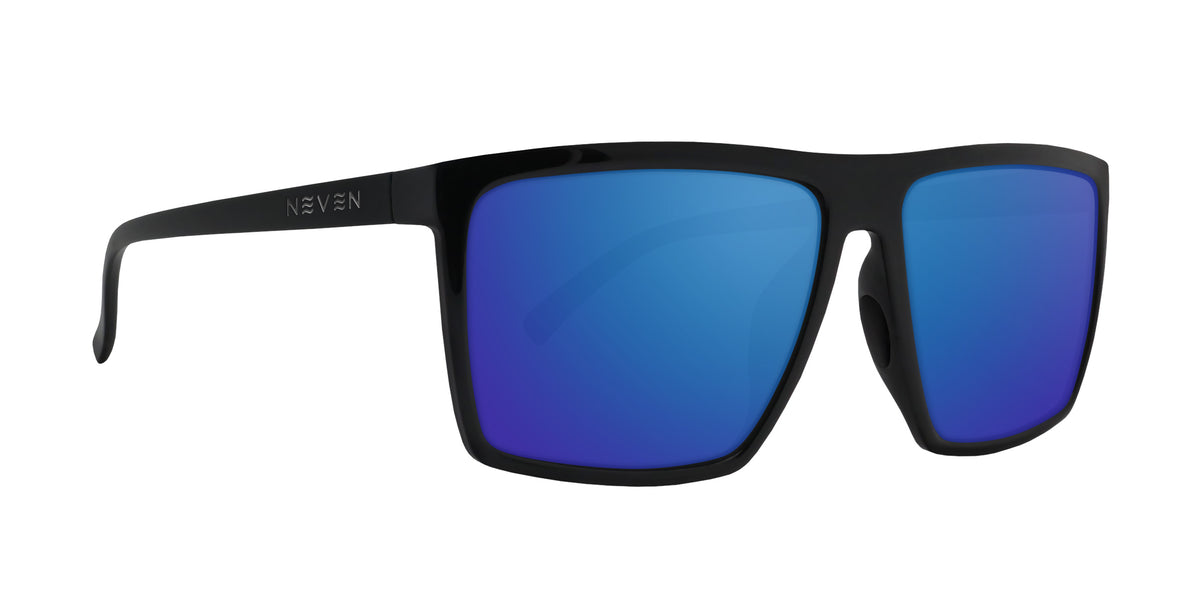 NYC XL black rectangular prescription glasses from Neven Eyewear.