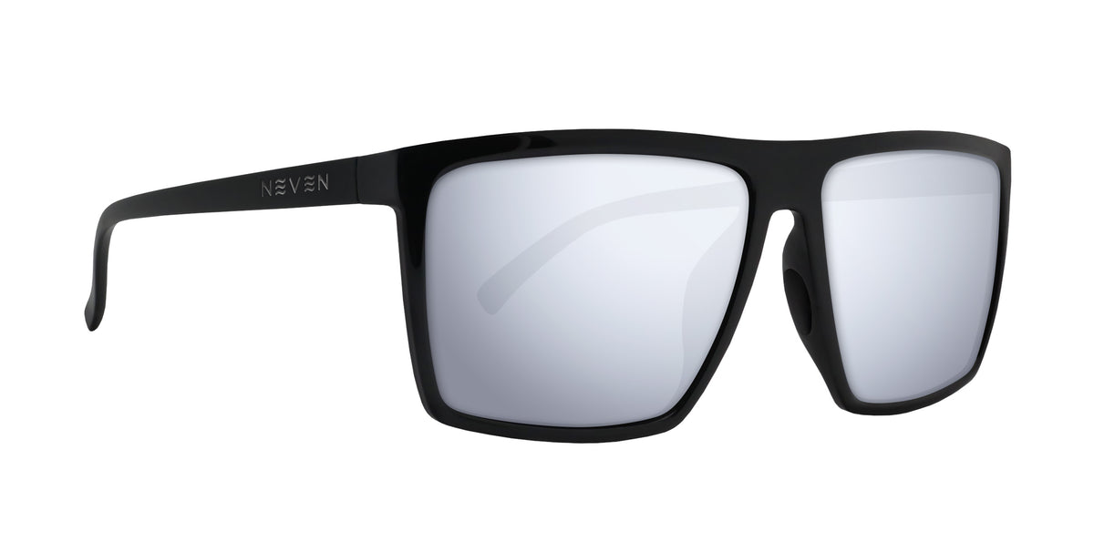 NYC XL black rectangular prescription glasses from Neven Eyewear.