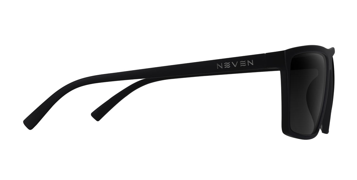 NYC XL black rectangular prescription glasses from Neven Eyewear.