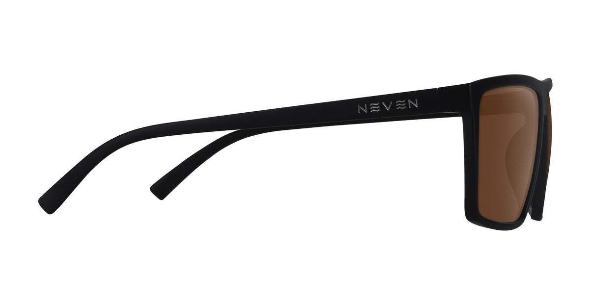NYC XL black rectangular prescription glasses from Neven Eyewear.