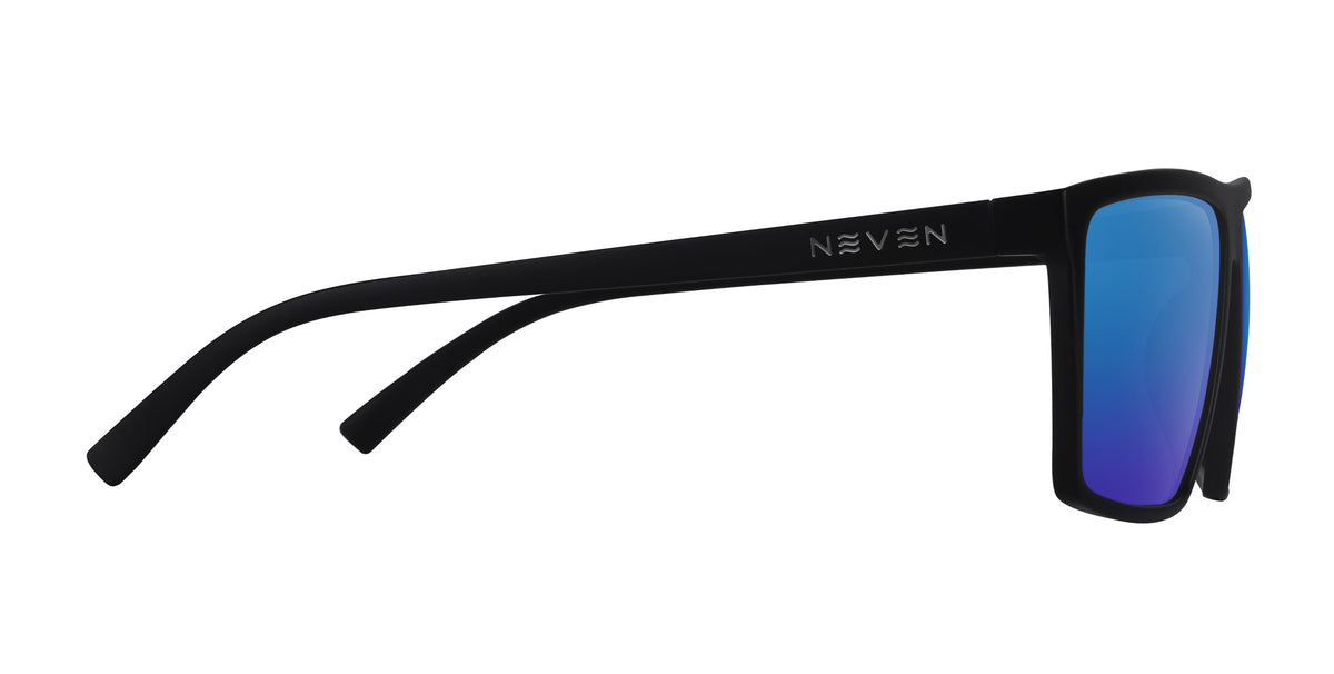 NYC XL black rectangular prescription glasses from Neven Eyewear.