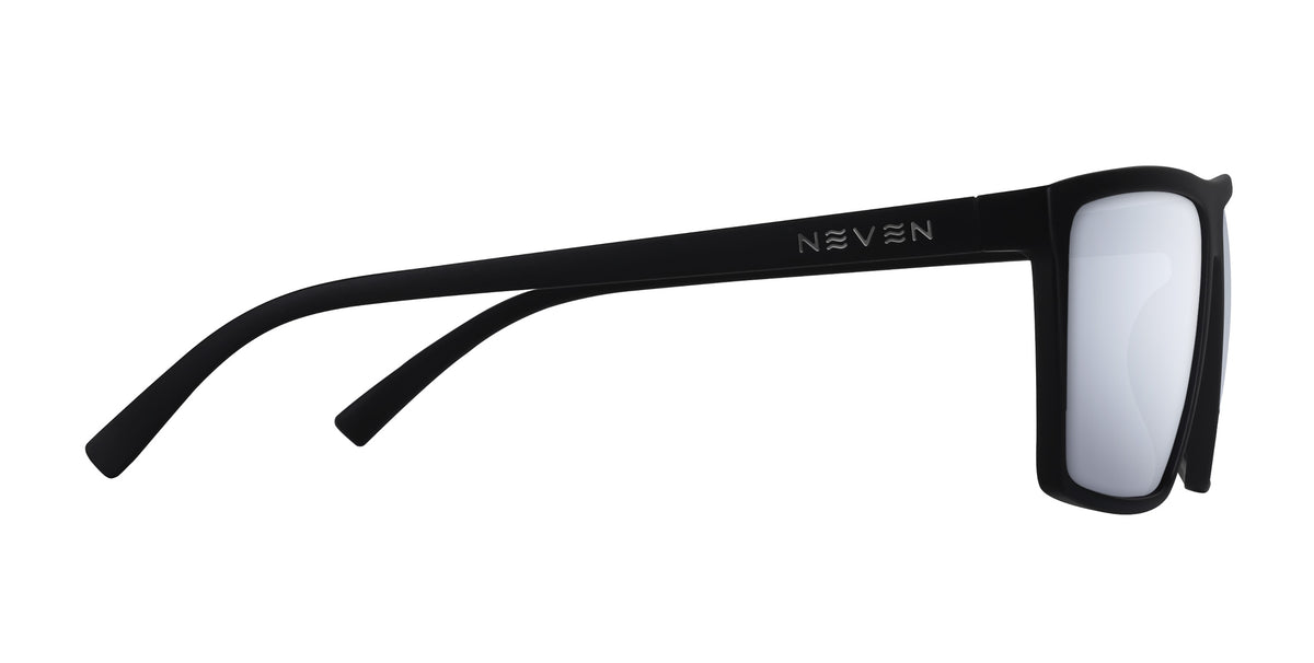 NYC XL black rectangular prescription glasses from Neven Eyewear.
