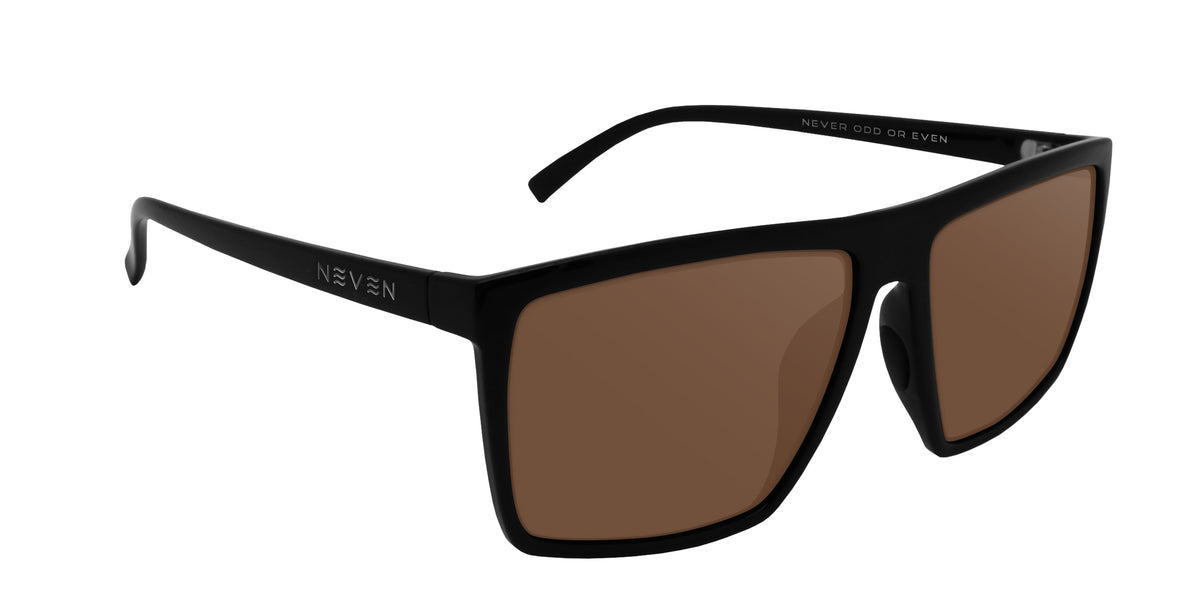 NYC XL black rectangular prescription glasses from Neven Eyewear.