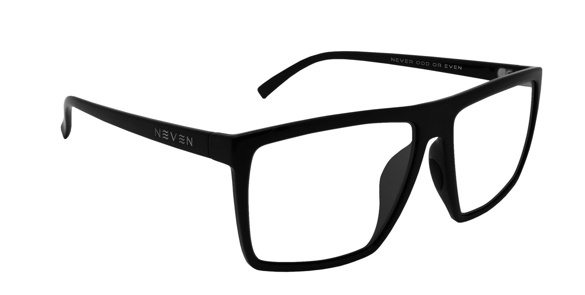 NYC XL black rectangular prescription glasses from Neven Eyewear.