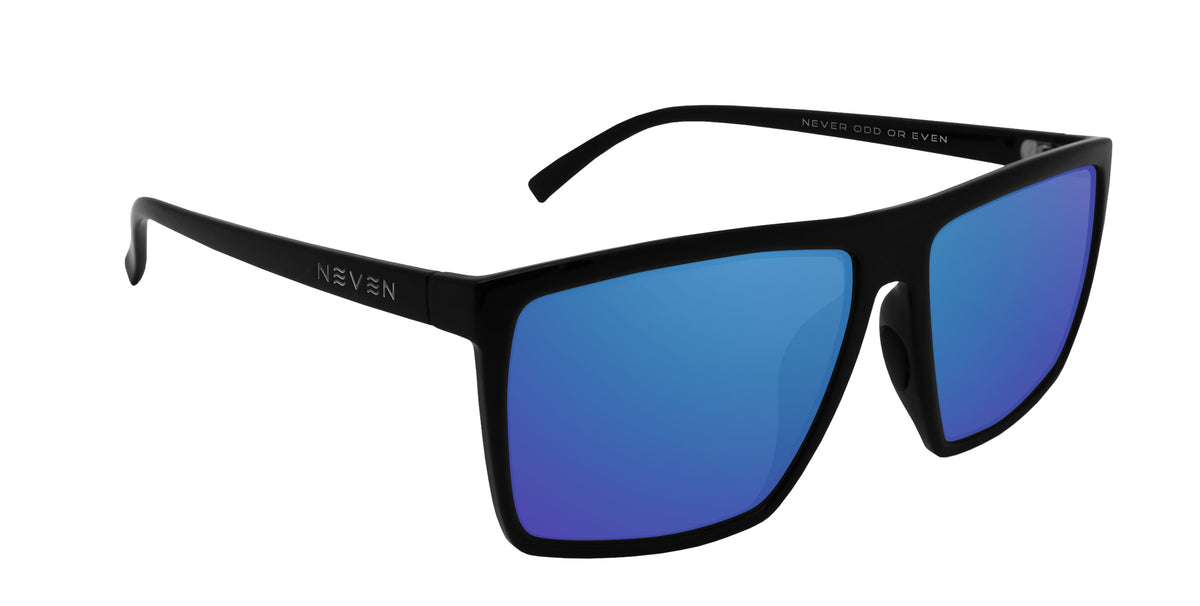 NYC XL black rectangular prescription glasses from Neven Eyewear.