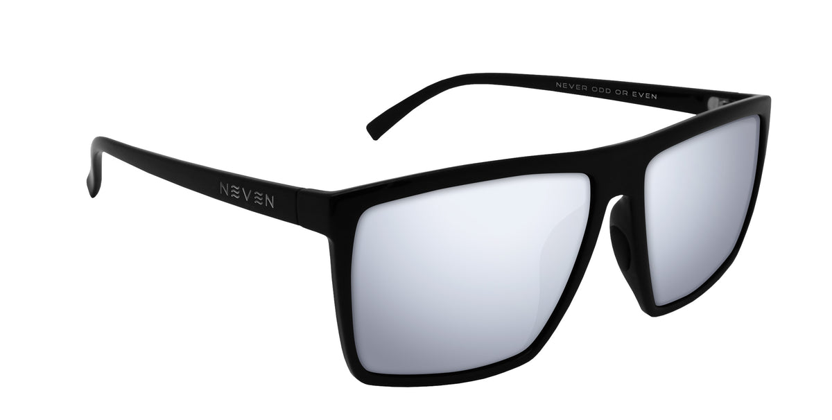 NYC XL black rectangular prescription glasses from Neven Eyewear.