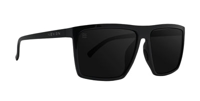 Pair Name: NYC XL Frame Shape: rectangular Formatted alt text: NYC XL Black rectangular polarized sunglasses from Neven Eyewear.