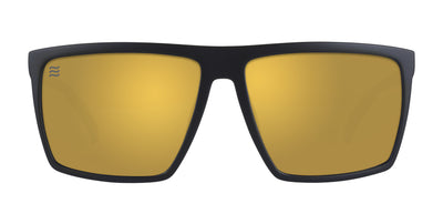 Norton XL black rectangular polarized sunglasses from Neven Eyewear.