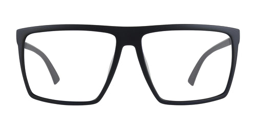 Three Of Cups XL black rectangular prescription glasses from Neven Eyewear.