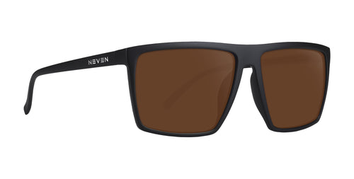 Three Of Cups XL black rectangular prescription glasses from Neven Eyewear.
