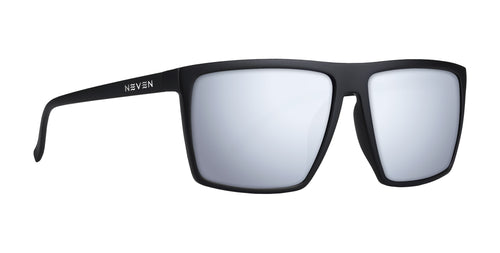 Three Of Cups XL black rectangular prescription glasses from Neven Eyewear.