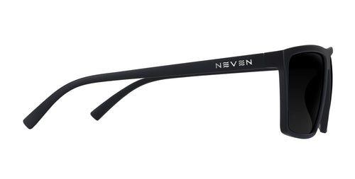 Three Of Cups XL black rectangular prescription glasses from Neven Eyewear.