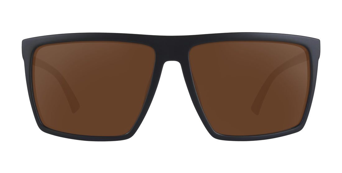 Norton Black Rectangular polarized sunglasses from Neven Eyewear.