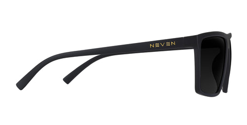 Norton Black Rectangular polarized sunglasses from Neven Eyewear.