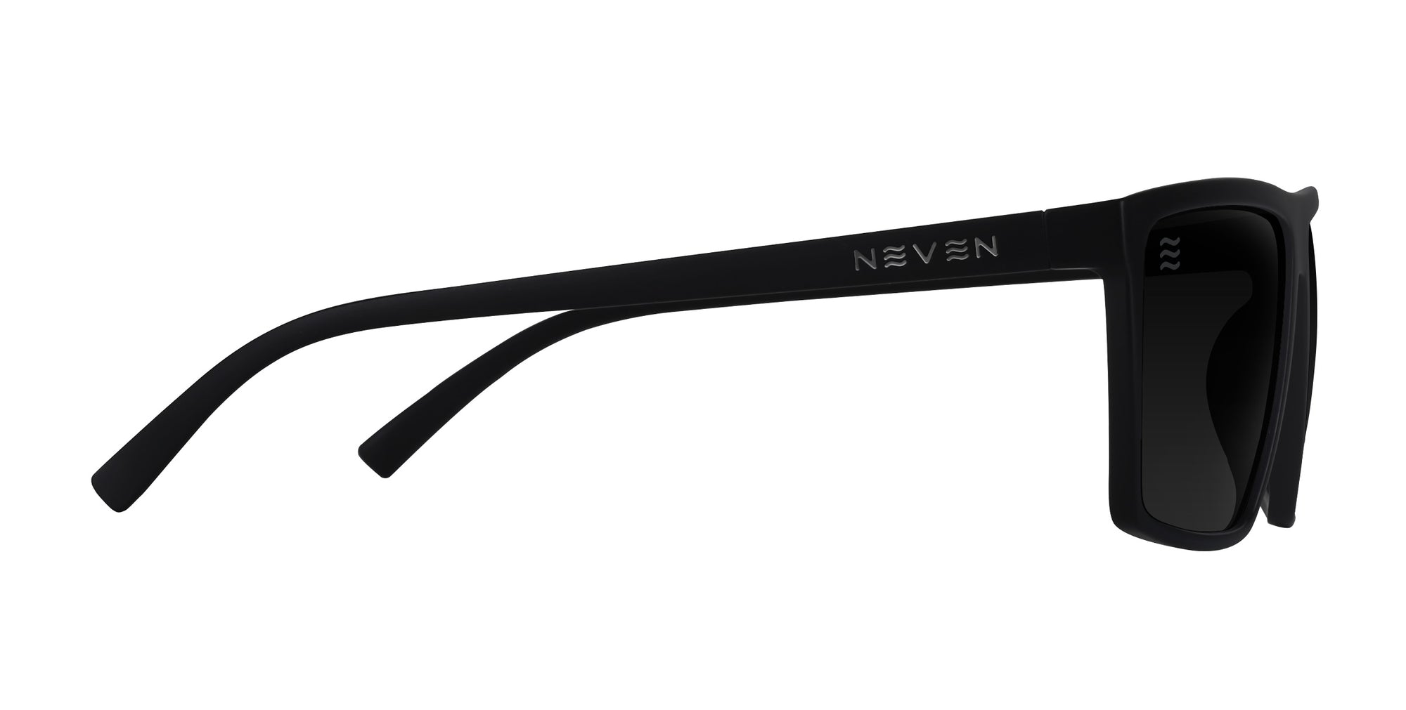 NYC XXL black rectangular polarized sunglasses from Neven Eyewear.