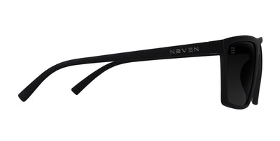 Pair Name: NYC XL Frame Shape: rectangular Formatted alt text: NYC XL Black rectangular polarized sunglasses from Neven Eyewear.