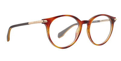 Hicks eyeglasses in tortoiseshell design with gold accents