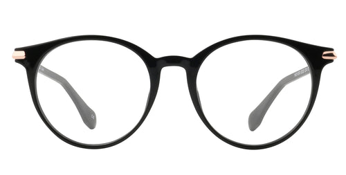 Jules Black round prescription glasses from Neven Eyewear.